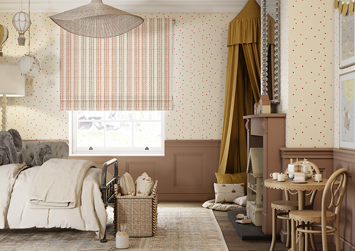 May Day, Stripe Spice - Twist&Fit Roman Blind - Image 3